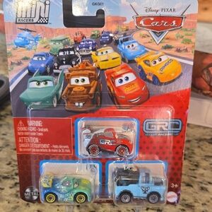 Disney Pixar Cars Global Racers Cup Die-Cast 3-Pack | New Sealed